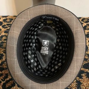 Men hat brown gently worn dressy